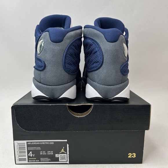 Nike Shoes Air Jordan 13 Retro GS “Flint Navy" 2024 - Picture 4 of 5